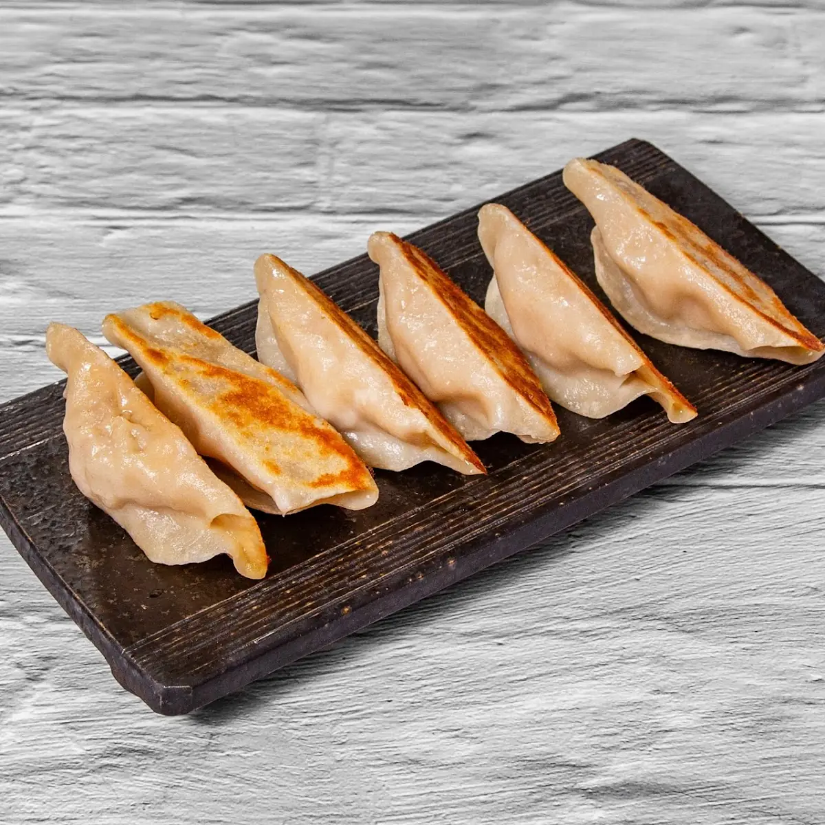 开口锅贴 pan fried pork dumplings